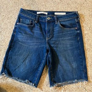 Pilcro by Anthropologie Mid Rise Slim Denim Shorts